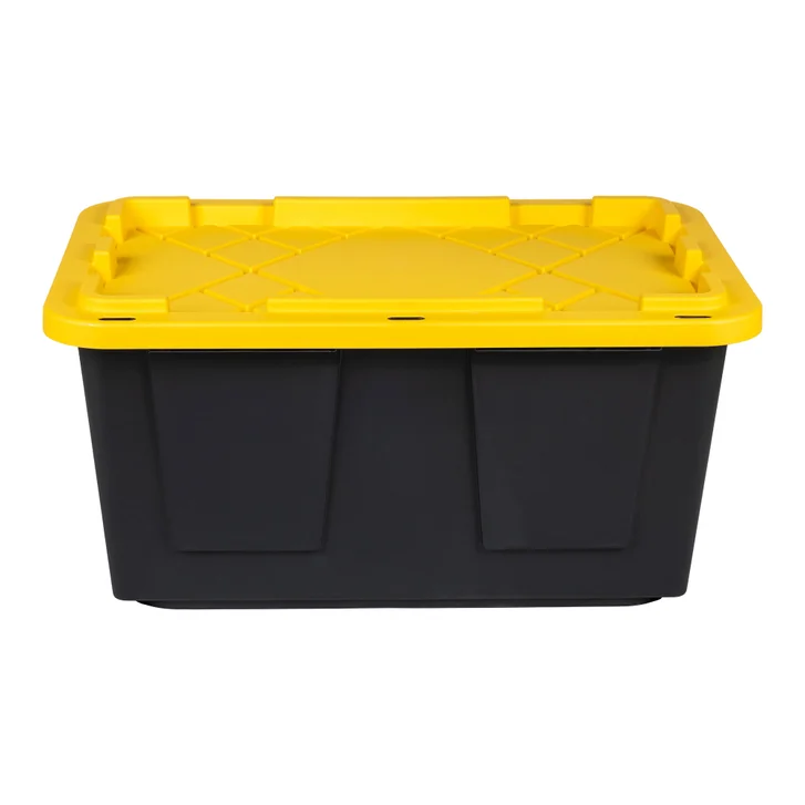 Hometown Tote Rental heavy-duty tote with snap-tight yellow lid